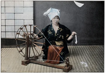 Spinnhjul, c1890