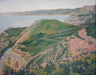 The Dorset Coast, ca 1927 (olja) (se 188661 för akvarellversion)