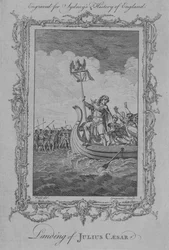 Julius Caesars landstigning, 1773.