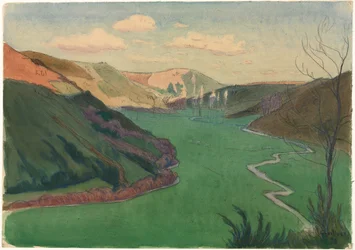Valley of the Stangala, nära Quimper, 1896.