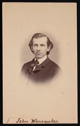 Porträtt av John Wanamaker 1838-1922, mellan 1864 och 1866.