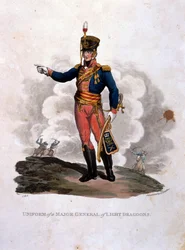 Uniform av en generalmajor av lätta dragoner, från 