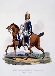 Uniform of a Private of the 18th Light Dragons (Hussars), från 