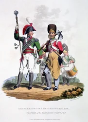 Uniforms of a Drum Major of a Regiment of the Line - Pioneer of the Grenadier Company, från 