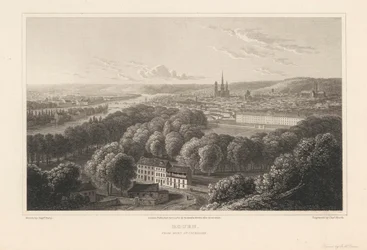 Rouen, från Mont Sainte Catherine