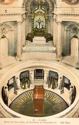 Vykort/Napoleon I/Invalides/Paris/Seine/Ile de France/Frankrike