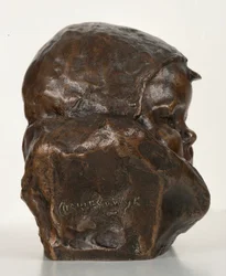 Baby with Bonnet: The Artists Son (brons)