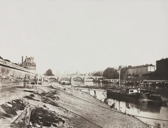 Utsikt från Pont de la Concorde, 1852.