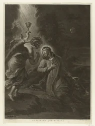 Kristus i Getsemane trädgård Frälsaren i Getsemane. (titel på objekt)