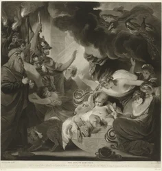 Hercules stryper de två ormarna i sin vagga