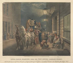 Royal Mails, med start från postkontoret, Lombard Street