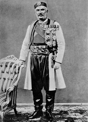 Nikola I, kung av Montenegro, cirka 1913