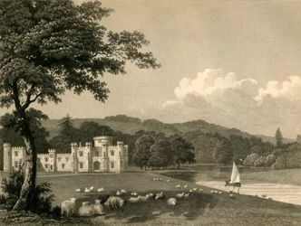Knepp slott, 1835.