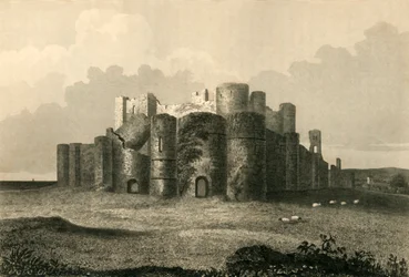 Pevensey Castle 1737, 1835.