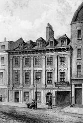 John Hooles bostad, Great Queen Street, Lincolns Inn Fields, London, 1840