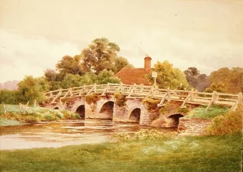 Frensham Bridge (akvarell)