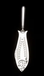 Fiskskiva, ca 1800 (silver)