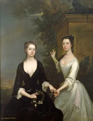 Lady Henrietta och Lady Elizabeth Finch, ca 1732 (olja på duk)