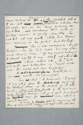 Originalmanuskript av ett kapitel av Nicholas Nickleby, 1838 (penna och bläck på papper)