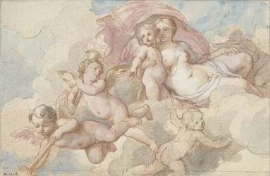 Venus med Amor och Putti