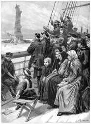 "Entering the New World", 1892