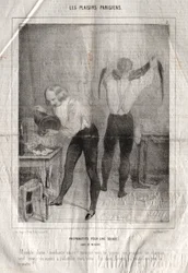 Les Plaisirs Parisiens: Förberedelser för en kväll. Lyx och elände. Förbannad fjäder! dåligt bläck!...