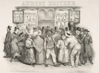 Utgivaren Aubert Du måste erkänna att regeringen har ett komiskt utseende, 1831