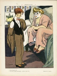 Illustration av Chas-Laborde (1886-1941) i Le Lire, 30/11/12 - Desillusion - Prostitution