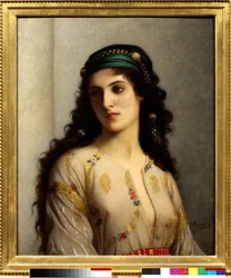 Jude från Tanger i Marocko. Målning av Charles Landelle (1812-1908)