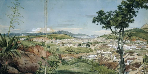 Nya staden Rio de Janeiro från Livramiento, ca. 1825-6