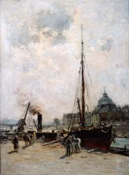 Utsikt över institutet, 1800-talet.