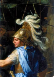 Alexander den store, Alexander och Poros, detalj, 1673