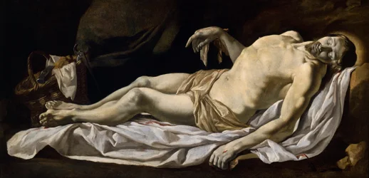 Kristus i ark, av Charles Le Brun (1619-1690), olja på duk, 76x162 cm
