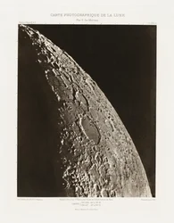 Carte photographique de la lune, planche XXII.A (Fotografisk karta över månen, plansch XXII.A),23 oktober