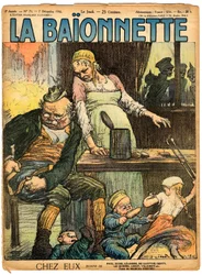 Omslag till "" La Baionnette"", Satirical en Colors