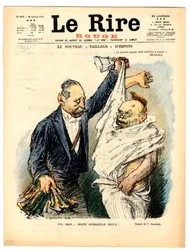 Omslag till ""Le Lire rouge"", Satirical in B & W