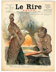 Omslag till "" The Red Laughter"", nummer 37, Satirical in Colors