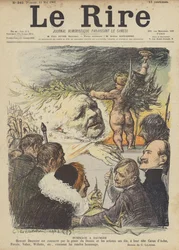 Homage till Honore Daumier, Illustration för Le Rire