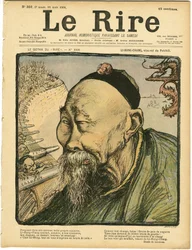 Illustration av Charles Leandre (1862-1934) för omslaget till Le Lire