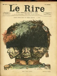 Illustration av Charles Leandre (1862-1934) för omslaget till Le Rire