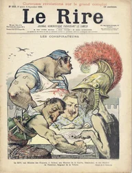 Illustration av Charles Leandre (1862-1934) för omslaget till Le Rire