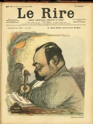 Illustration av Charles Leandre (1862-1934) för omslaget till Le Rire