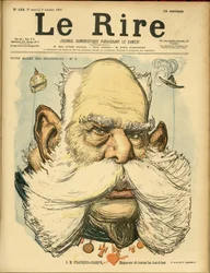 Illustration av Charles Leandre (1862-1934) för omslaget till Le Rire