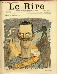 Illustration av Charles Leandre (1862-1934) för omslaget till Le Rire