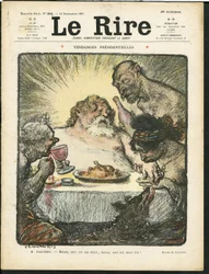 Illustration av Charles Leandre (1862-1934) för omslaget till Le Rire