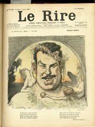 Illustration av Charles Leandre (1862-1934) för omslaget till Le Rire
