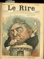 Illustration av Charles Leandre (1862-1934) för omslaget till Le Rire