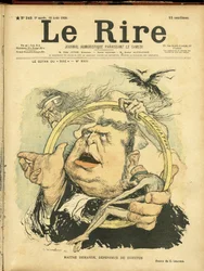 Illustration av Charles Leandre (1862-1934) för omslaget till Le Rire