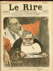Illustration av Charles Leandre (1862-1934) för omslaget till Le Rire
