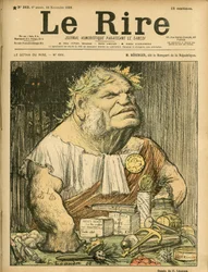 Illustration av Charles Leandre (1862-1934) för omslaget till Le Rire, nr 263